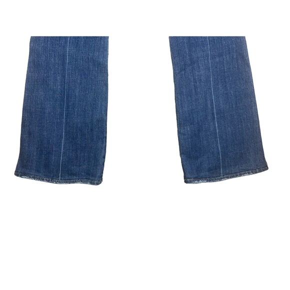 7 for all Mankind Boot Jeans  Women's Size 26  Lowrise 'A' Pocket w Rhinestones - Picture 6 of 15